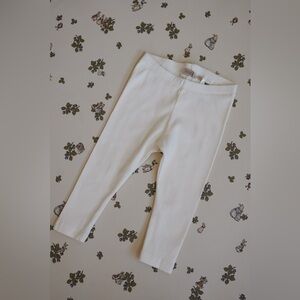 Classic White Kids Leggings